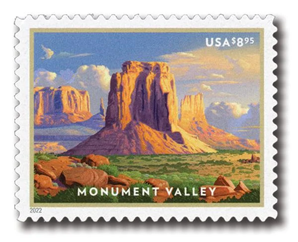 $8.95 Monument Valley Stamps