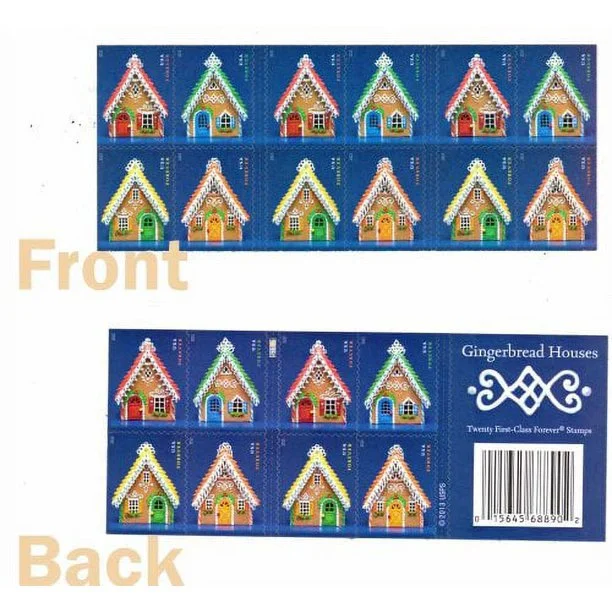 Contemporary Christmas: Gingerbread Houses Stamps