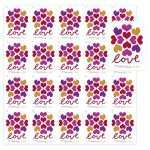 Hearts Blossom Stamps