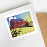 Barns Postcard Stamps