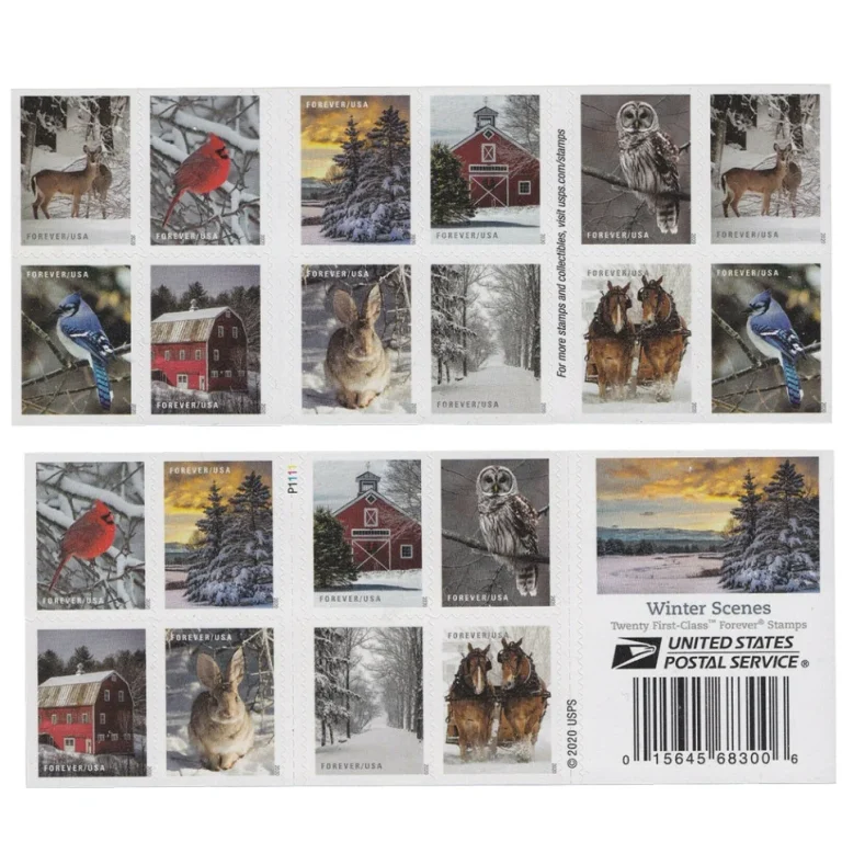 Winter Scenes Stamps