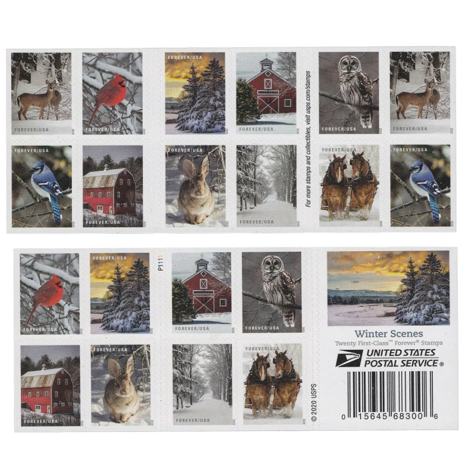 Winter Scenes Stamps