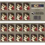 2018 Madonna and Child Forever Stamps close-up – collectible holiday USPS postage