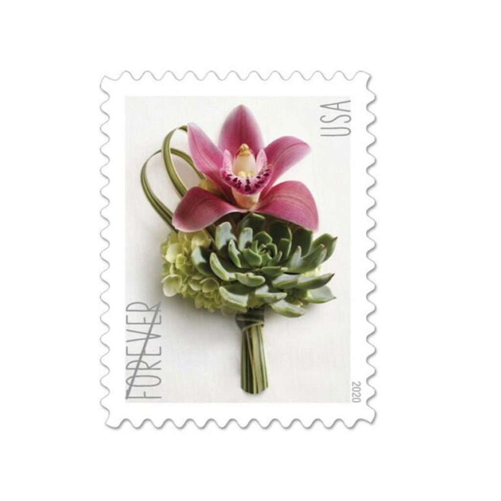 Contemporary Boutonniere Stamps
