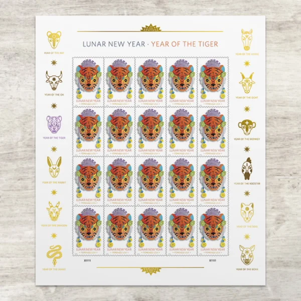 Lunar New Year: Year of the Tiger Stamps