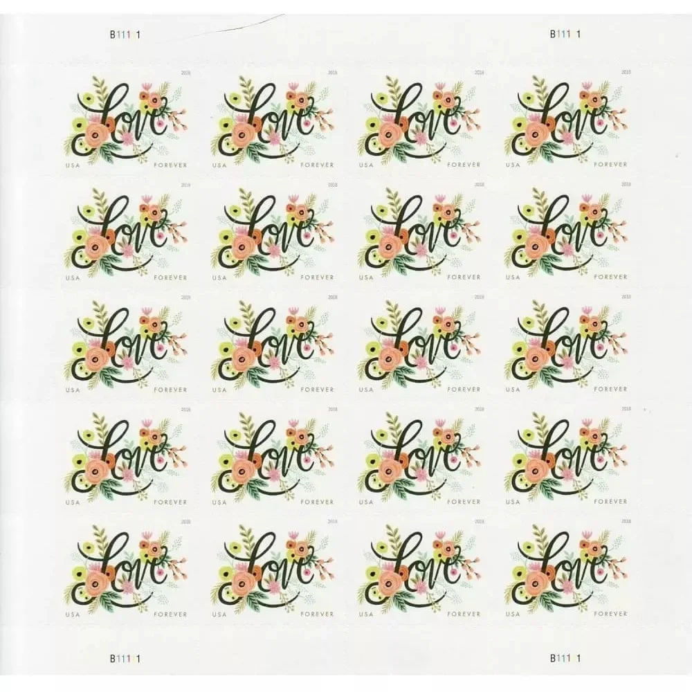 Love Flourishes Stamps