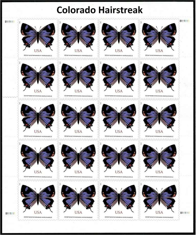 Colorado Hairstreak Stamps