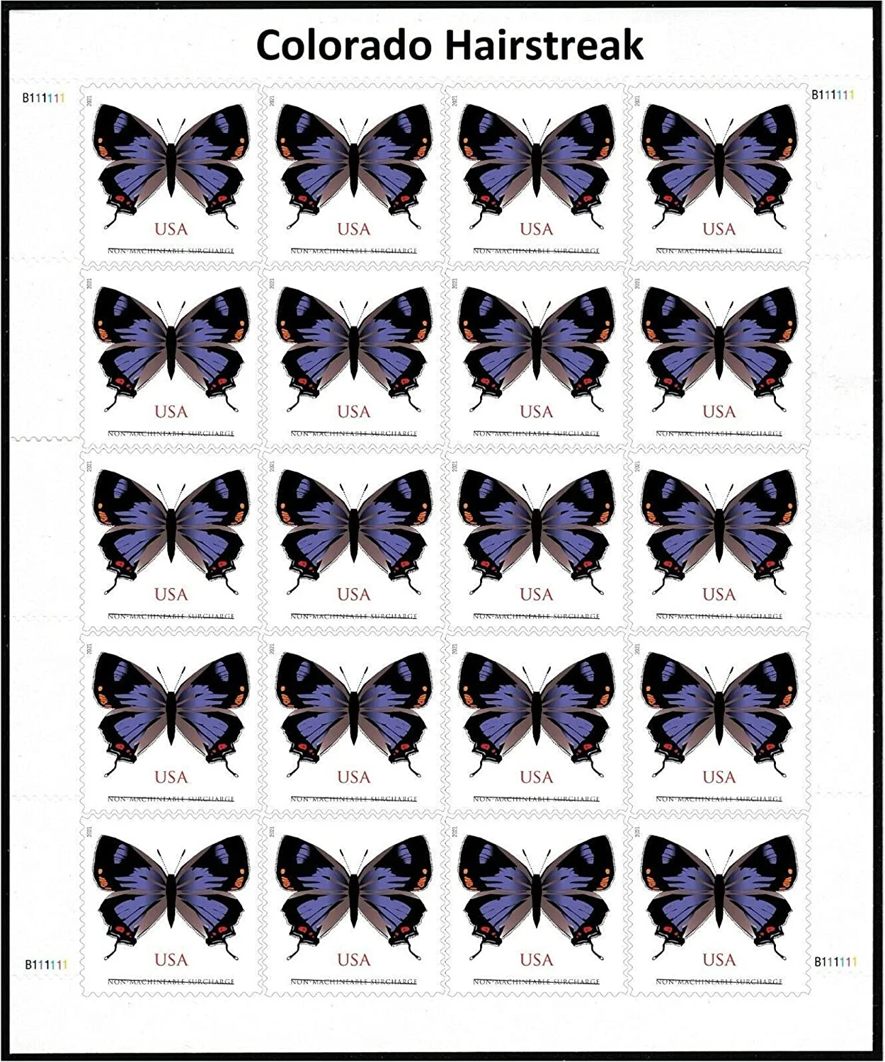 Colorado Hairstreak Stamps