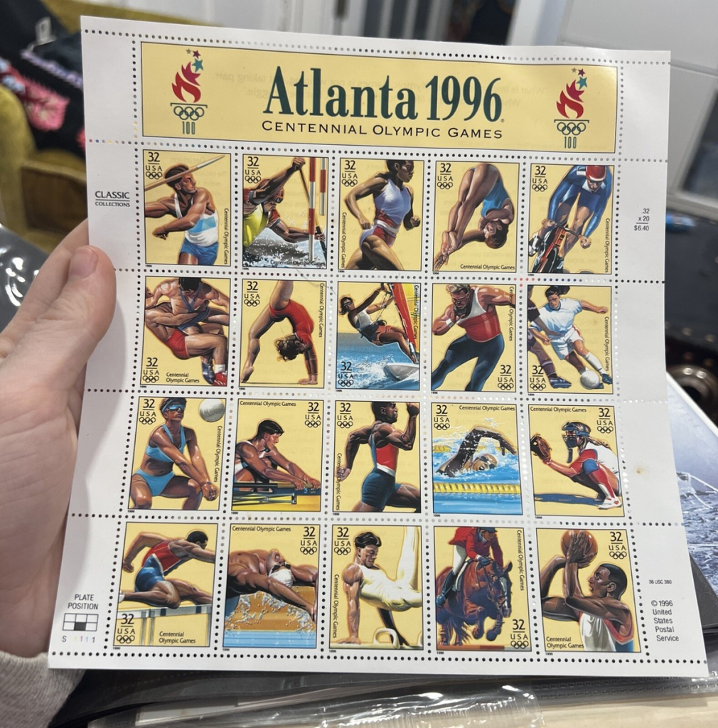 Centennial Commemorative Stamp for the 1996 Atlanta Olympics
