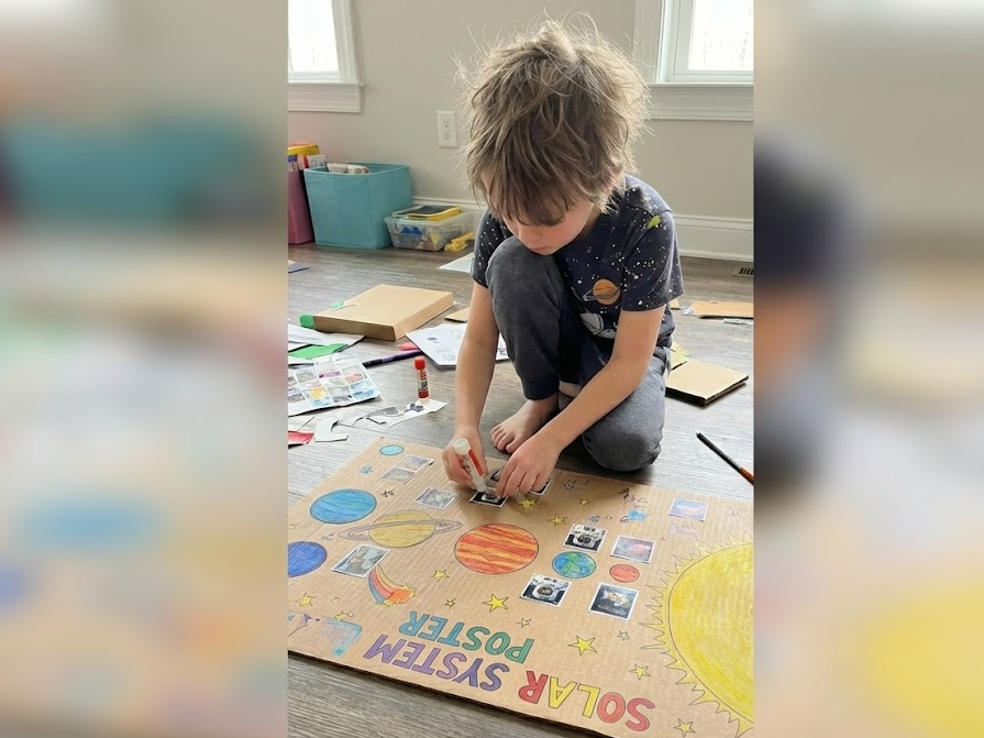 Children and Science & Space Stamps