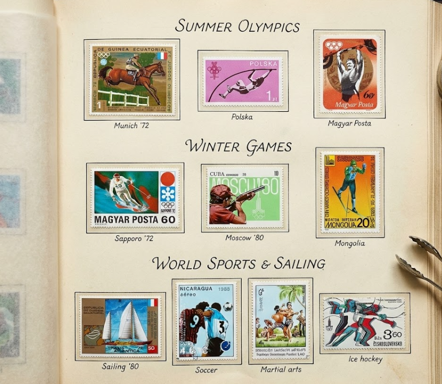 Classic Sports USPS Stamps collection