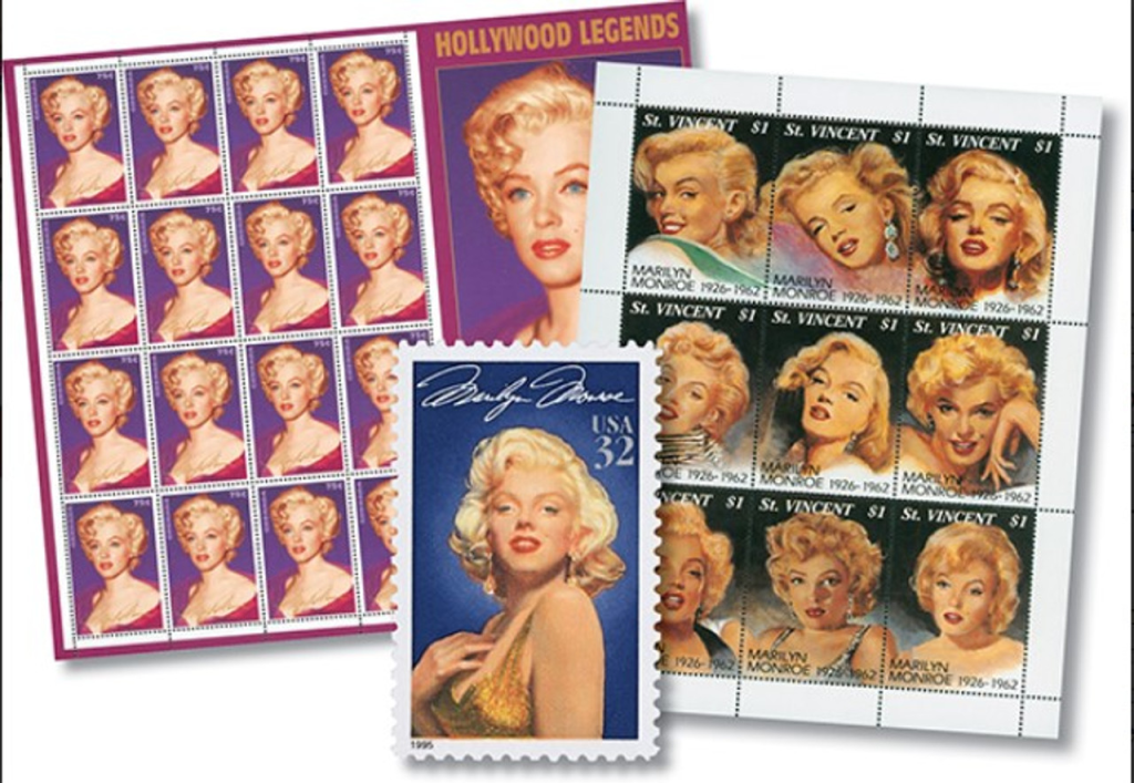 Marilyn Monroe stamps